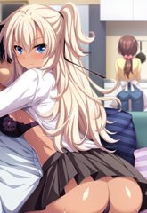 Kuro Gyaru Musume to no In'yoku Soukan ~Honrou Sareru Chichioya no Seiyoku~